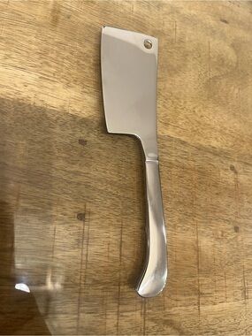 Excel Stainless Steel Cheese Cleaver - Silver